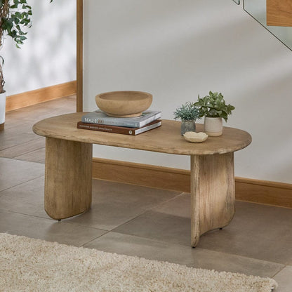 Imogen Chalked Mangowood Coffee Table - Laura James
