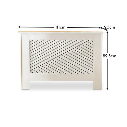 Jack Medium Radiator Cover - White - Laura James 