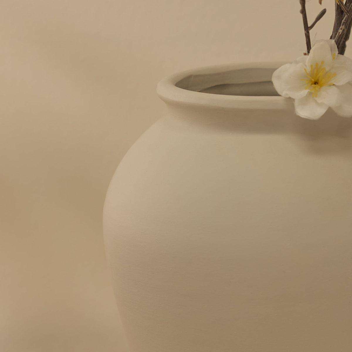 Kalera 23cm Terracotta Vase - Olive - :aura James