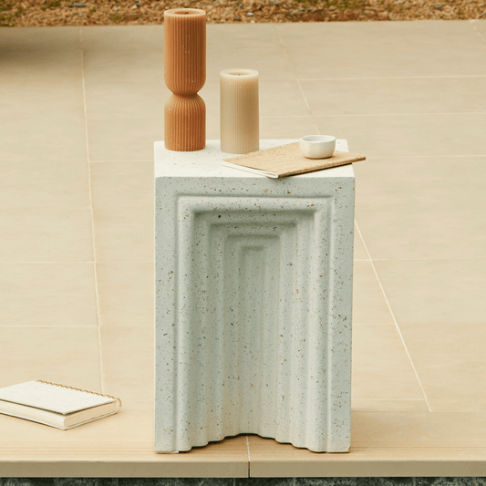 Karasi Pearl Terrazzo Concrete Side Table
- Laura James 