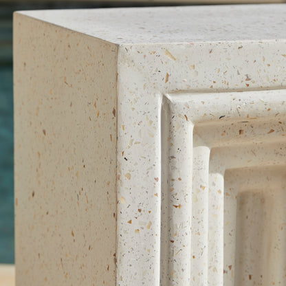 Karasi_30cm_Side_Table_Paprika_Terrazzo