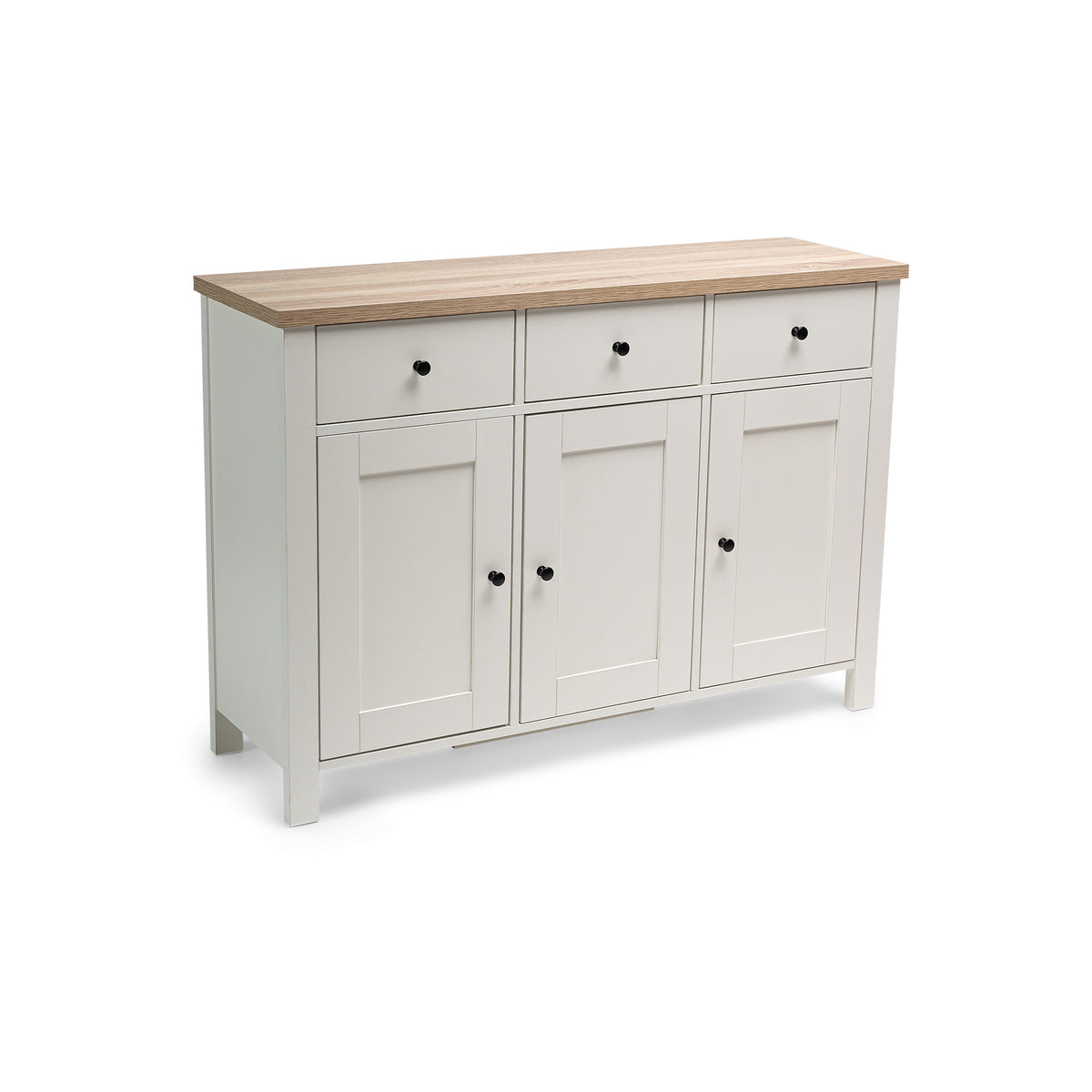 Bampton 3 Door Sideboard - White