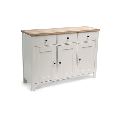 Bampton 3 Door Sideboard - White
