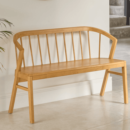 Mabel 120cm Bench - Classic Oak - Laura James