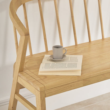 Mabel 120cm Bench - Pale Oak - Laura James 