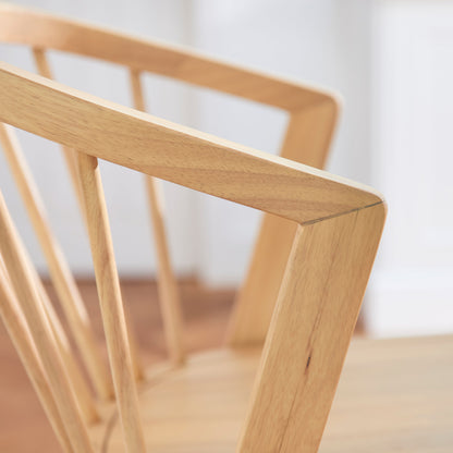 Mabel Pale Oak Bar Stools - Set of 2 - Laura James