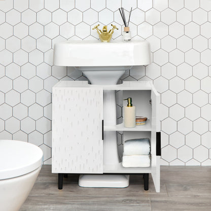 Reva 60cm Undersink Cabinet- Snow White