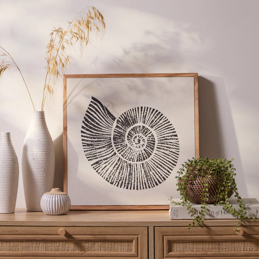 Newlyn 45x45cm Wall Art - Shell II - Laura James
