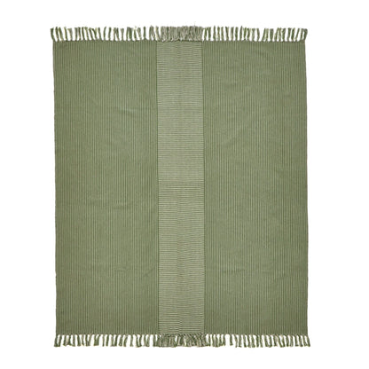 Odisha 125x150cm Green Throw - Laura James 