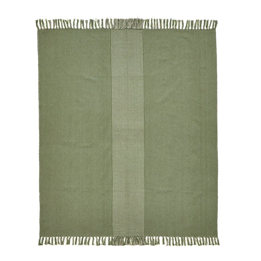 Odisha 125x150cm Green Throw - Laura James 