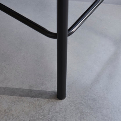 Reagan Almond Brown Bar Stool - Metal Legs - Laura James