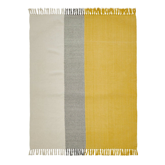 Selu 125x150cm Yellow Throw - Laura James 
