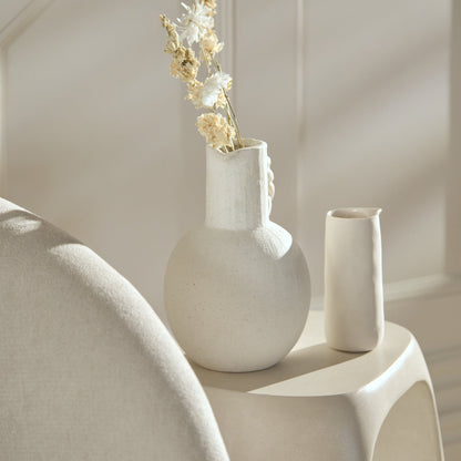 Sohan 32cm Side Table - Sand Concrete - Laura James