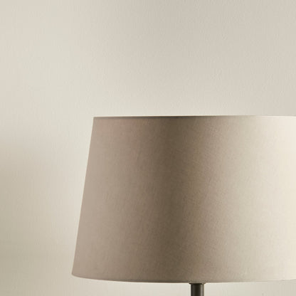 Outlet - Coningsby Cotton Taupe Lamp Shade - 35cm