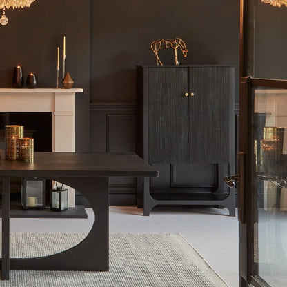 Jade Jet Black Acacia Dining Table 
 Laura James 
