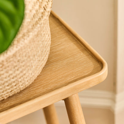 Tilly 110cm Console Table - Whitewash Oak - Laura James