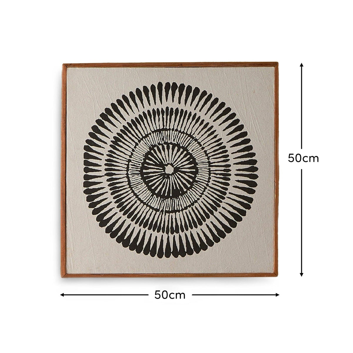 Umari 50x50cm Circle Print on Cotton - Set of 3 - Laura James 