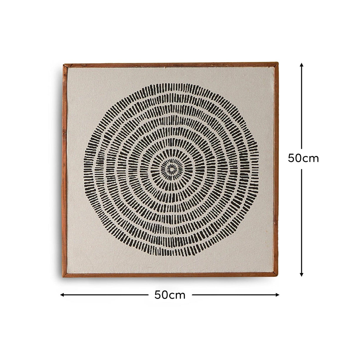 Umari 50x50cm Circle Print on Cotton - Set of 3 - Laura James 