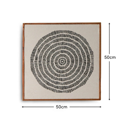 Umari 50x50cm Circle Print on Cotton - Set of 3 - Laura James 
