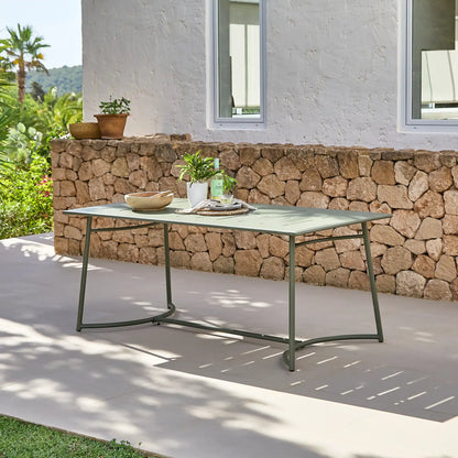 Wilder 180cm Rectangular Dining Table - Olive Green