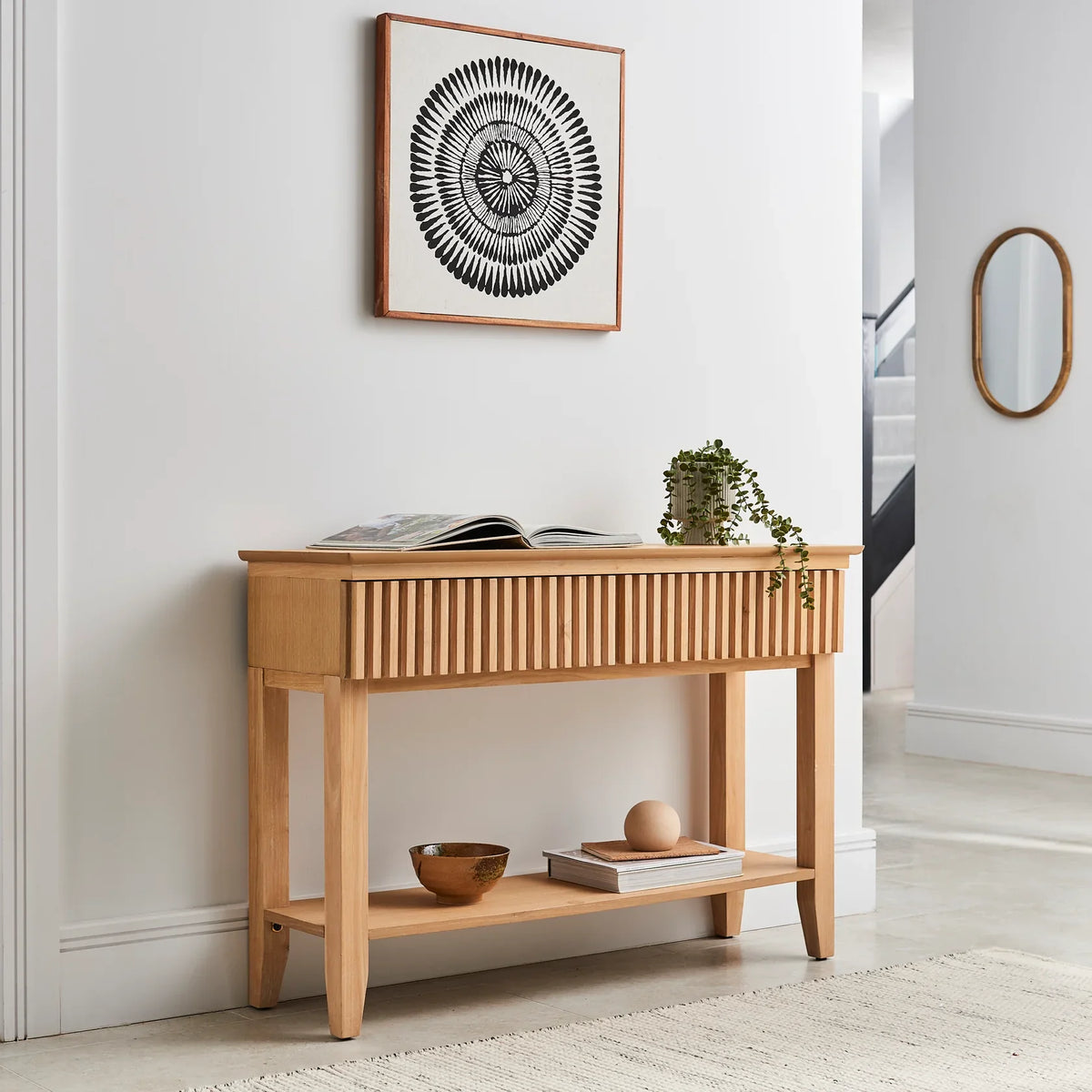 Willow Whitewash Console Table
- Laura James 