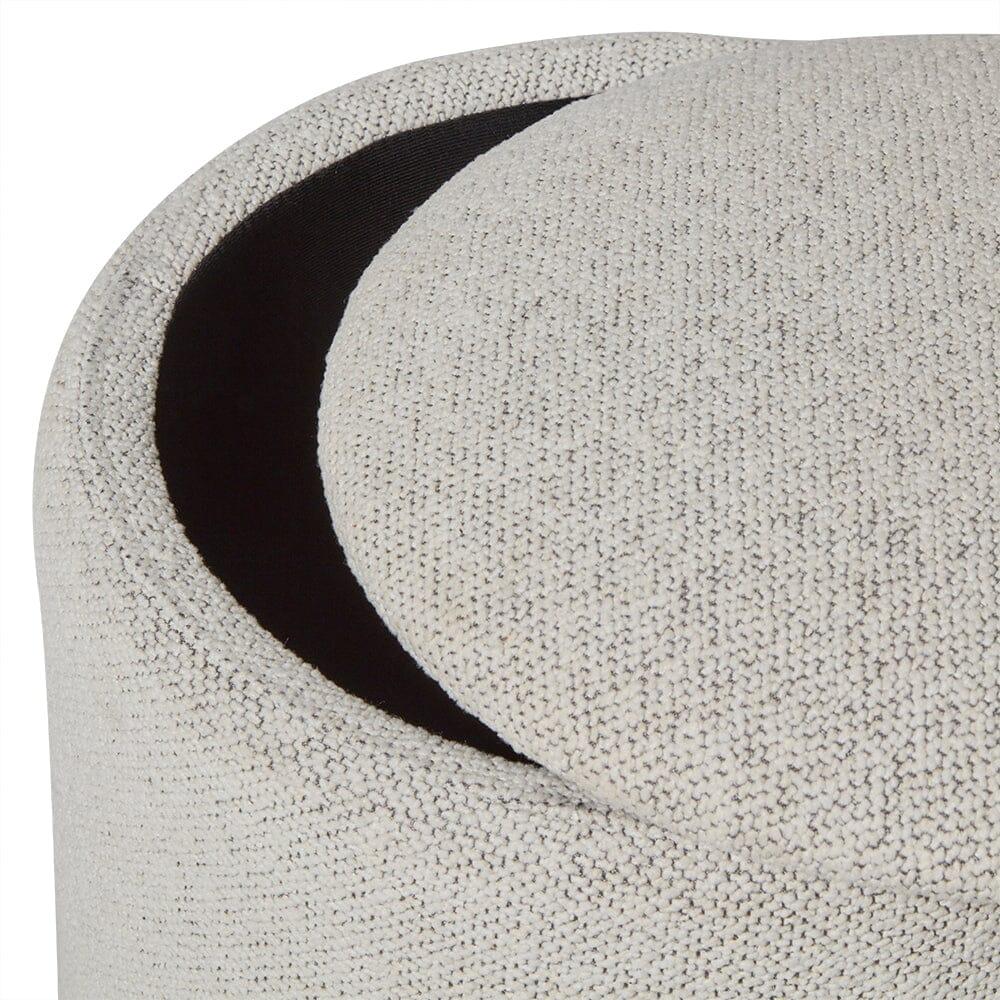 Abigail Drum Stool - Dove Grey - Laura James