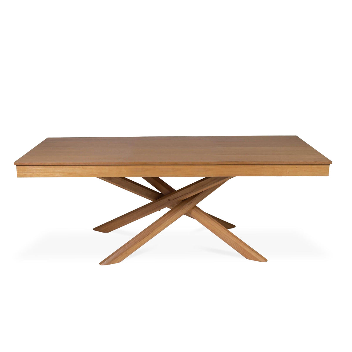 Amelia Oak Wood Dining Table - Non Extendable - Laura James 