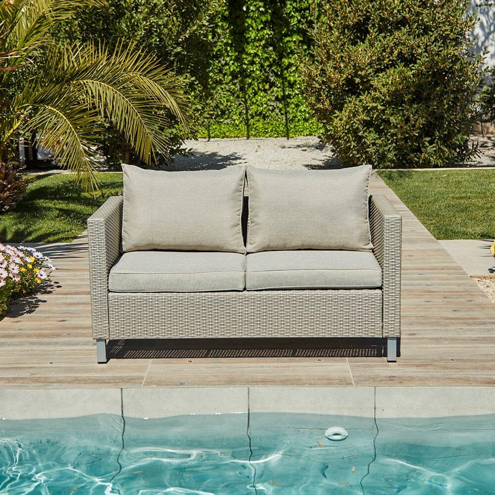 Aria Rattan Garden Sofa Set with Parasol - Laura James
