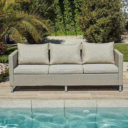 Aria Rattan Garden Sofa Set with Parasol - Laura James