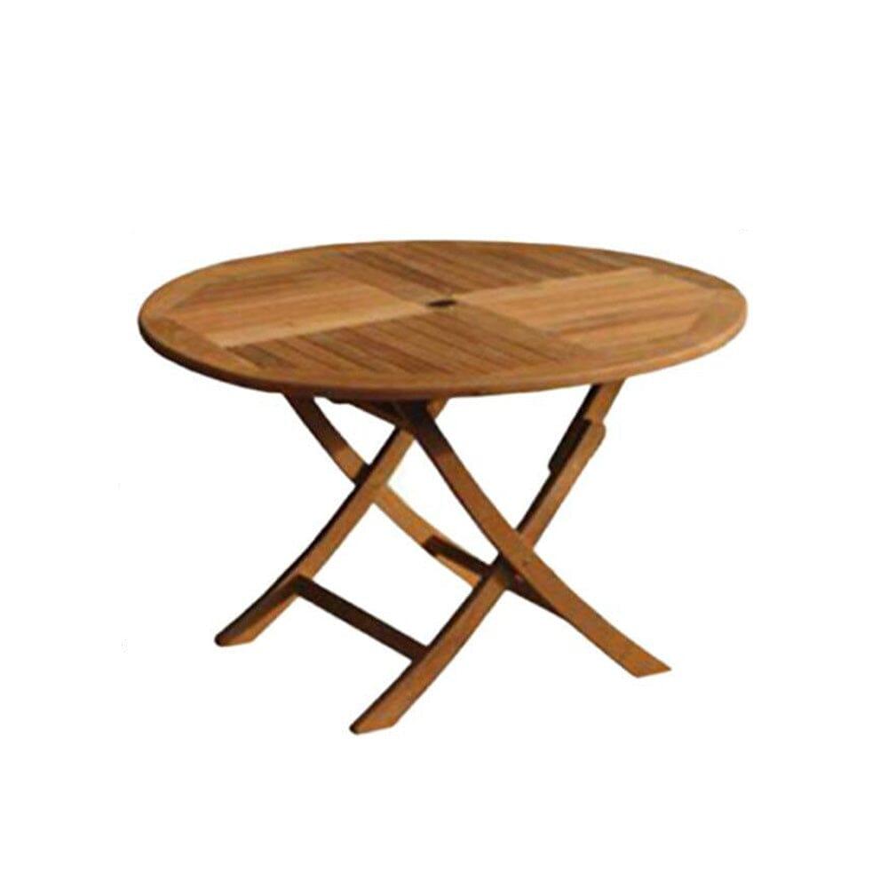 Ashby 8 Seater Wooden Round Folding Dining Table - 160cm - Laura James