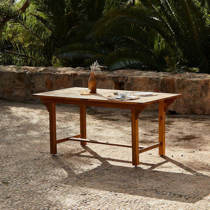 Aspen 4 Seater Wooden Extendable Garden Dining Set with Cushions - Grey Parasol - Laura James