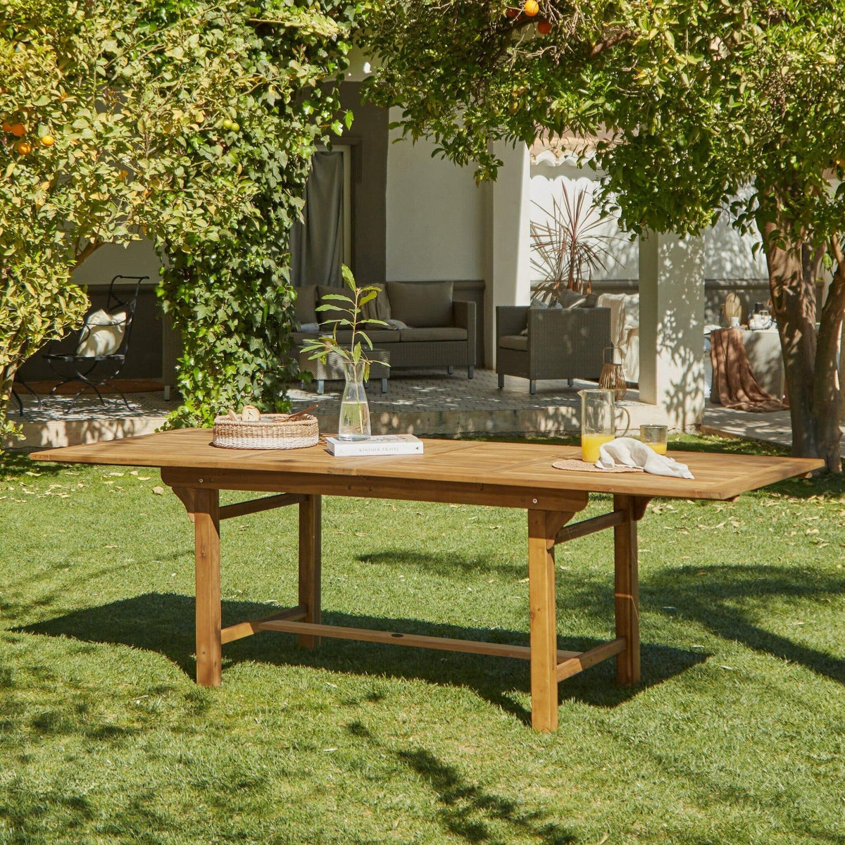 Aspen Outdoor Extendable Dining Set - With 4 Chairs
