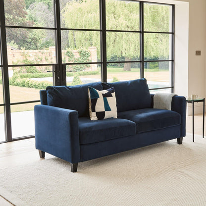 Ava Ink Dark Blue 2 Seater Sofa - Laura James
