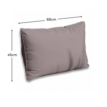 Rowan Middle Section Garden Cushion Covers - Grey - Laura James 