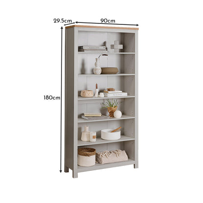 Bampton White Tall Bookcase