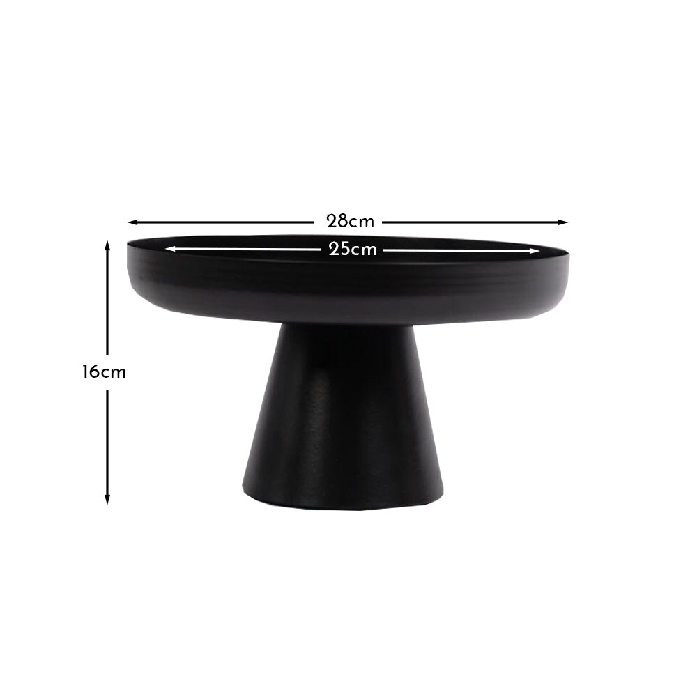 Boswell 28cm Tray - Black Metal