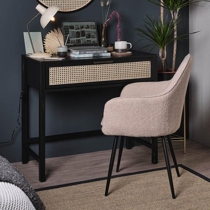 Charlie dressing table - black - Laura James