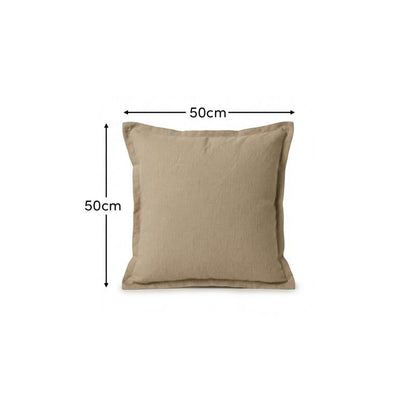 Ludlow 50x50cm Outdoor Cushion Cover - Sand - Laura James