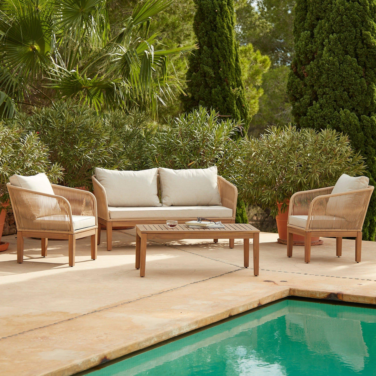 Eaden Conversation Set - Natural - Laura James