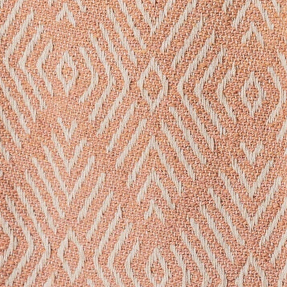 Elborough Diamond Pattern Cotton Throw - Blush Pink