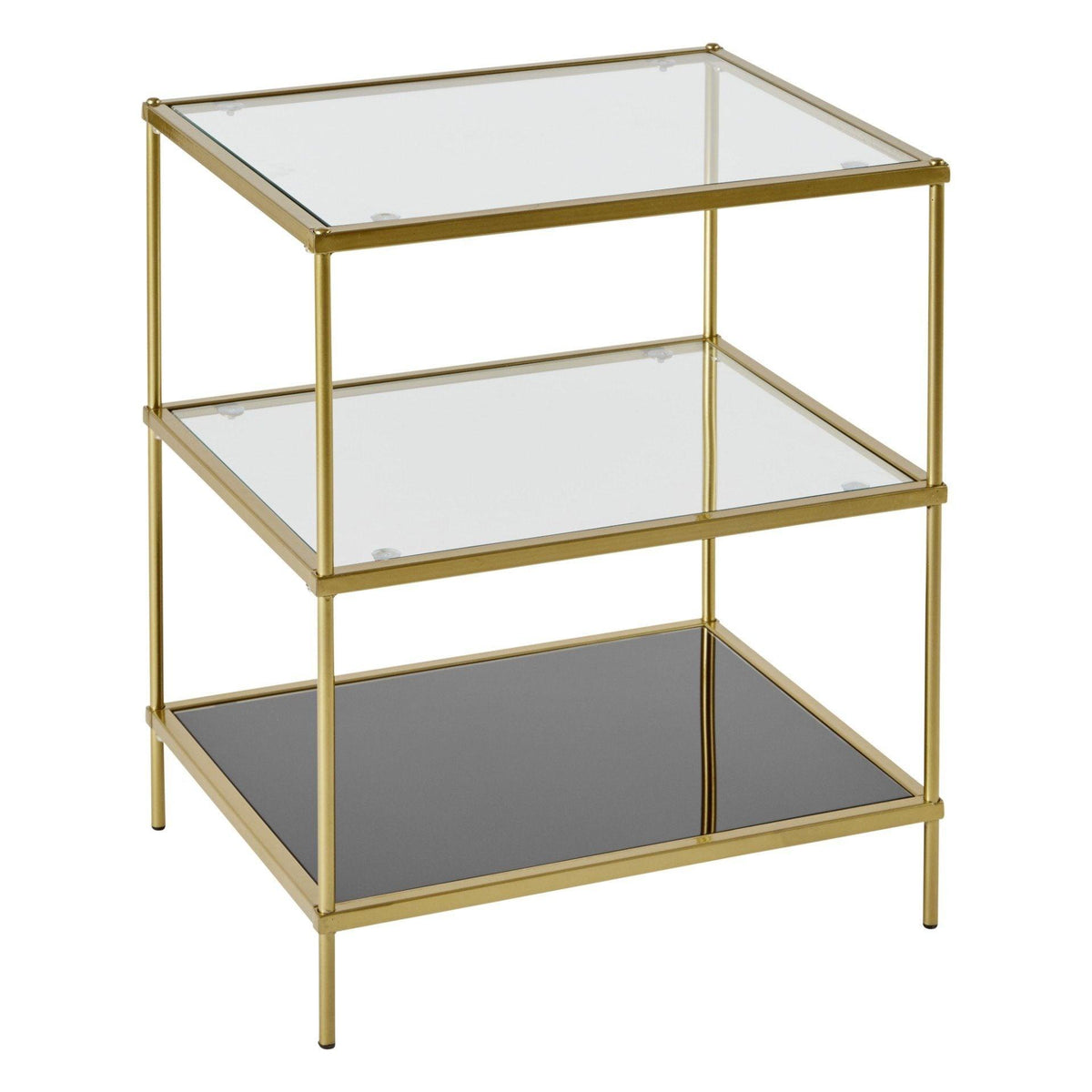 Evelyn side table - gold - Laura James