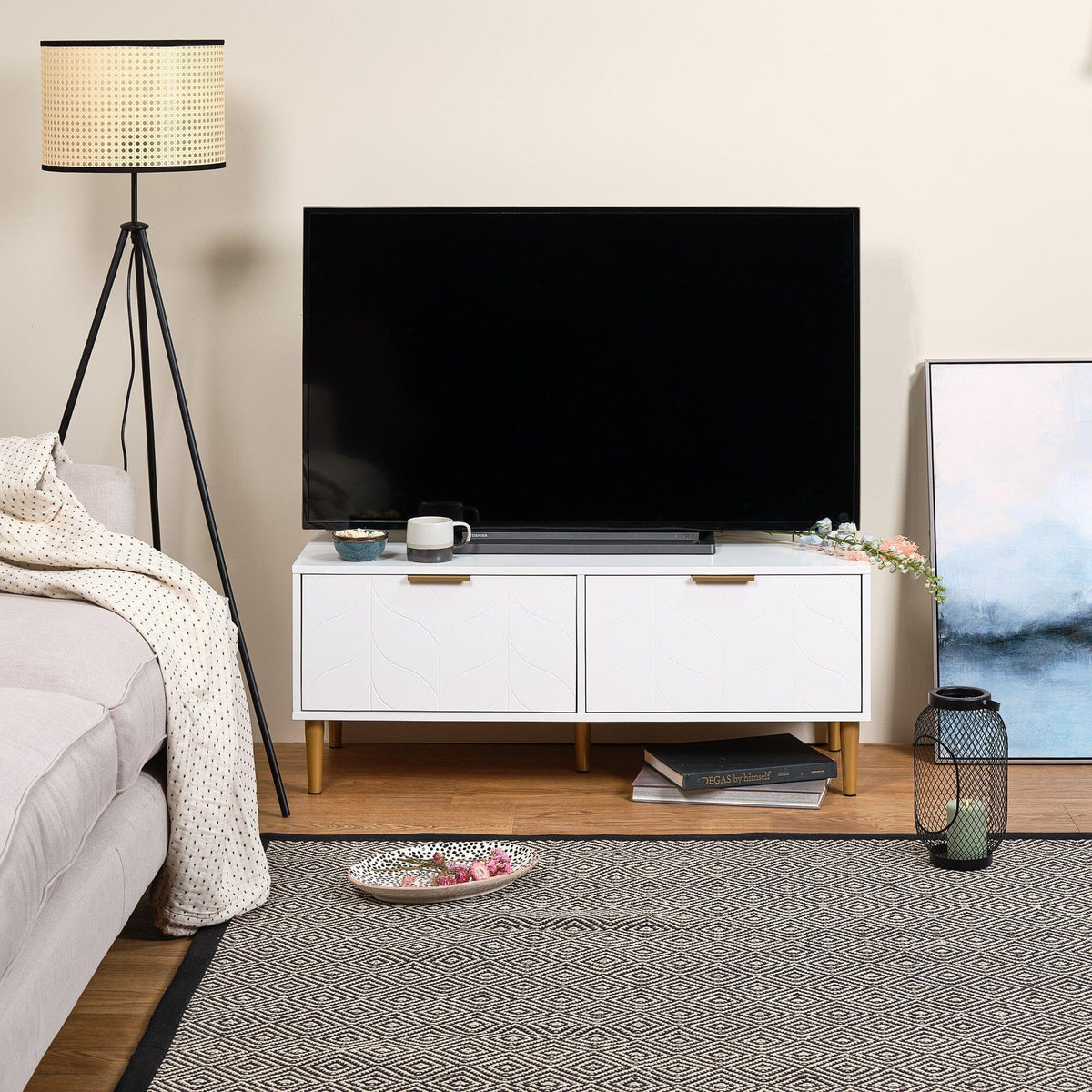 Gloria TV unit - white - Laura James