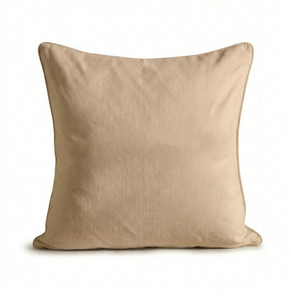 Camber 57x57cm Outdoor Cushion Cover - Off White with Sand Piping - Laura James