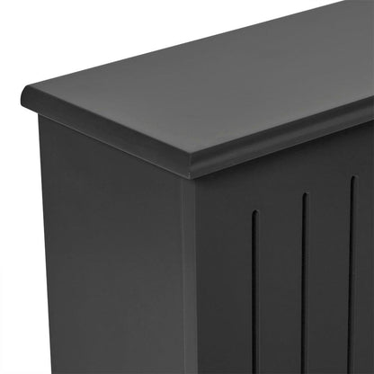 Iliana Extending Radiator Cover in Charcoal Grey - Laura James