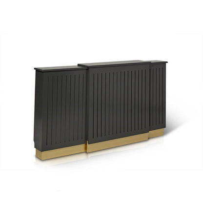 Iliana Extending Radiator Cover in Charcoal Grey - Laura James
