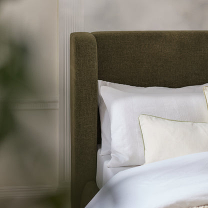 Hannah King Ottoman Bed - Moss Green - Laura James
