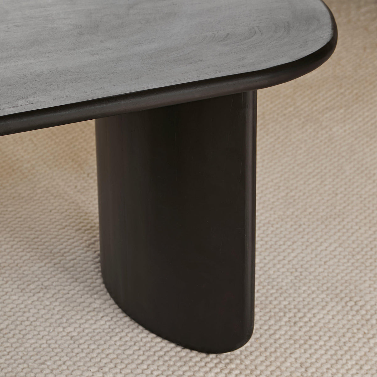 Imogen 110cm Coffee Table, Jet Black Acacia - Laura James