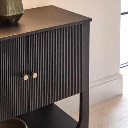 Jade 4 Door Sideboard - Black - Laura James