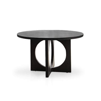 Jade 4 Seater Black Dining Table Set - Freya Sand Dining Chairs with Black Legs - Laura James 
