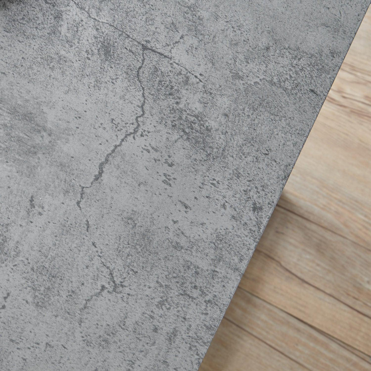 Jay coffee table and side table set - concrete effect and black - Laura James